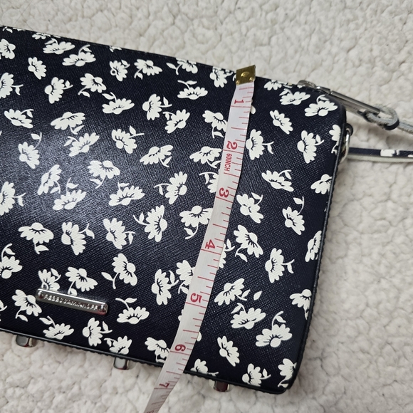 NWOT Rebecca Minkoff Avery Crossbody Bag/Clutch Saffiano Leather Floral Print - Picture 12 of 13